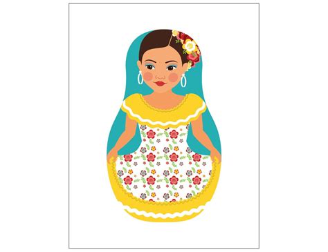 Venezuelan Wall Art Print with culturally traditional dress | Etsy