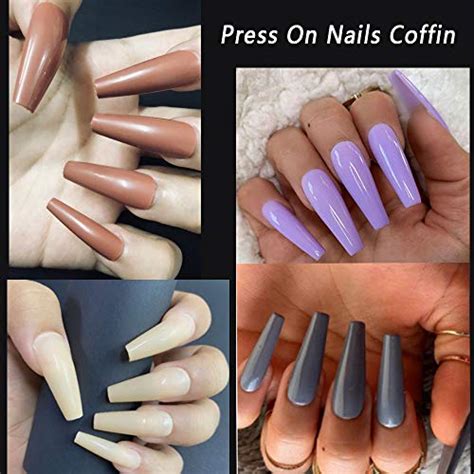 Extra Long Press On Nails 100pcs Red Coffin Fake Nails Ballerina Full Cover Acrylic False Nails