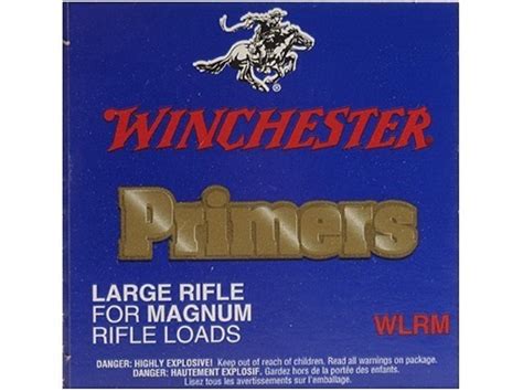 Winchester Large Rifle Mag Primers M Case Of Boxes Of