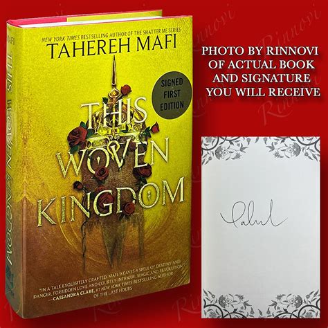 This Woven Kingdom Signed Tahereh Mafi Hc St St Brand New