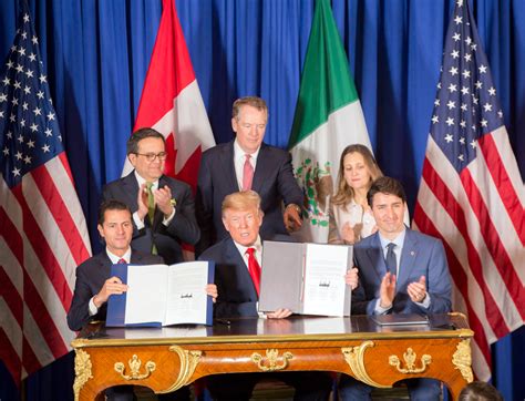 México Estados Unidos y Canadá firman el T MEC Presidencia de la