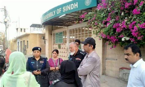 Protest Outside Sindh Assembly In Karachi Against Missing Baloch