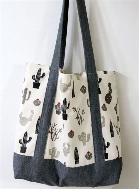 Tutoriel pour tote bag tout en détail Sac couture facile Sac fourre