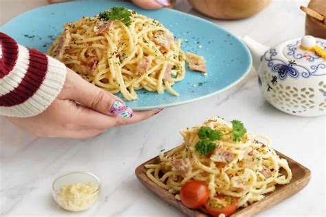 Resep Spaghetti Carbonara Yang Creamy Rinaresep