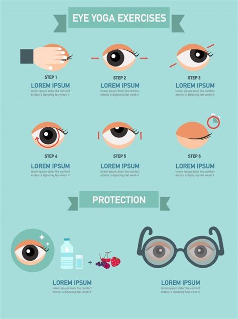 Eye Exercises Infographic