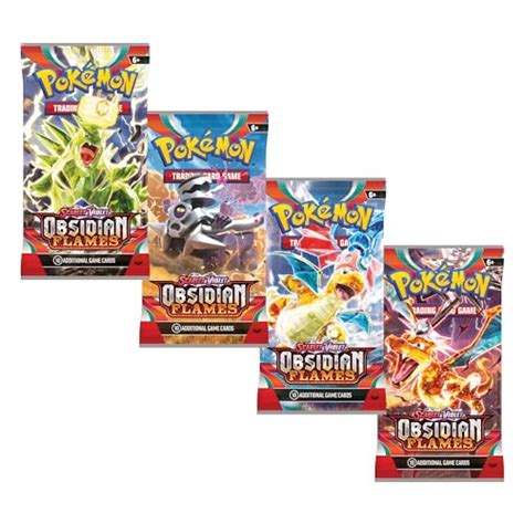 Pokemon Scarlet And Violet 3 Obsidian Flames Booster Bundle