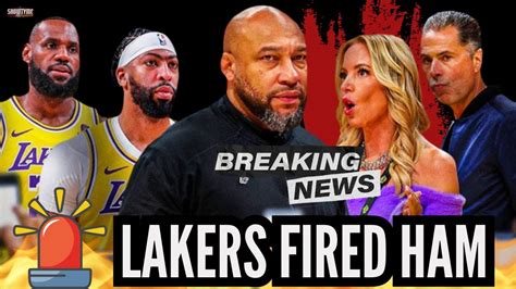 BREAKING NEWS Los Angeles Lakers FIRED Darvin Ham YouTube