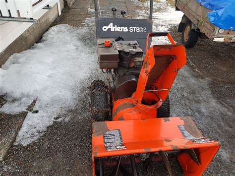 Ariens snøfreser st 824 med kjettinger og ny forgasser FINN torget