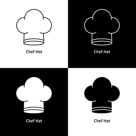 Chef Hat. Cooking Cap Icon Logo illustration 33646016 Vector Art at Vecteezy