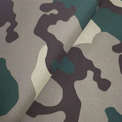 600d Polyester Camouflage Printed Oxford Backpack Fabric With Pvc