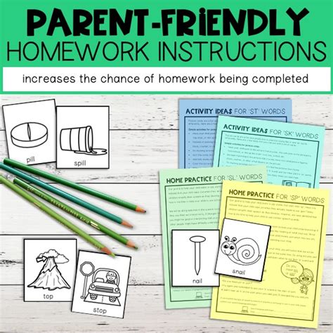 S Blend Cluster Reduction Homework Bundle