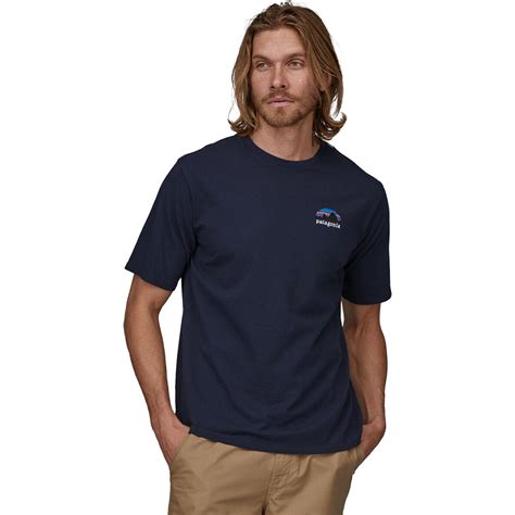 Patagonia Skyline Stencil Responsibili Tee Men S Clothing