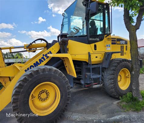 KOMATSU WA100 7 Wheel Loader For Sale Japan Chiba Ken TP34088