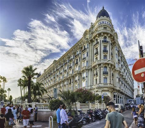 The Intercontinental Carlton Cannes Is Luxury Hotel Editorial Image