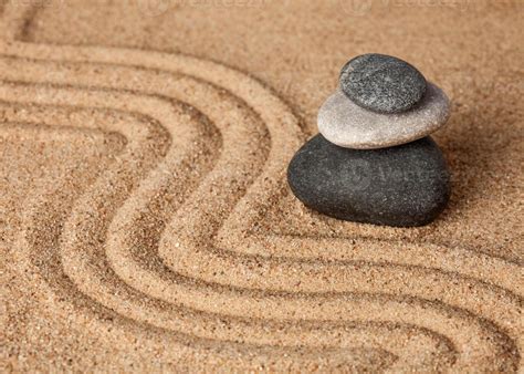 Japanese Zen Stone Garden 38565382 Stock Photo At Vecteezy