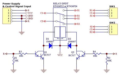 Understanding the Schematic of a DPST Switch