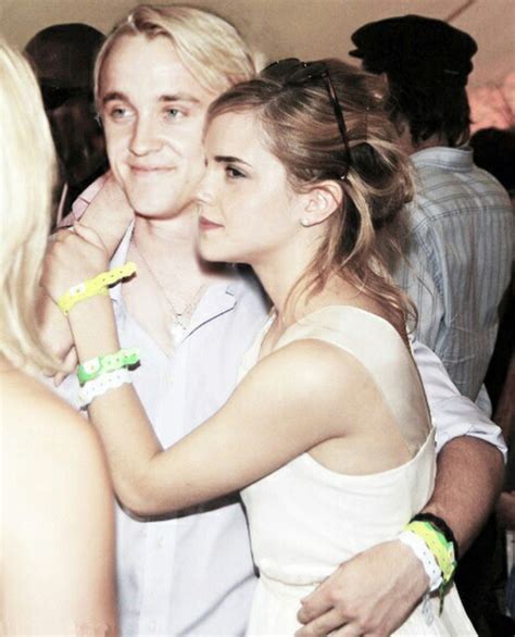 Tom Felton Draco Malfoy And Emma Watson Hermione Granger Dont