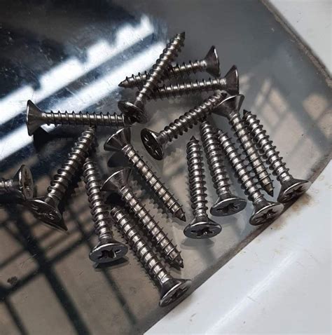 Mild Steel Full Thread Chrome Polished Self Tapping Screw For Hardware