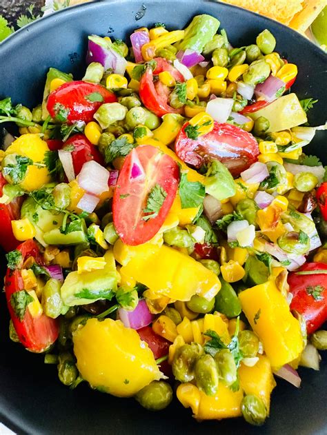 Roasted Corn And Mango Salsa Cokocookscokocooks