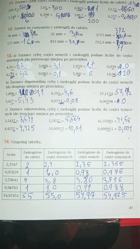 prosze o pomoc pilnie na jutro matematyka klasa 6 ćwiczenia strona 41