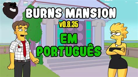 ATUALIZAÇÃO JOGO 2D PARÓDIA DE SIMPSONS EM PORTUGUÊS BURNS MANSION v0