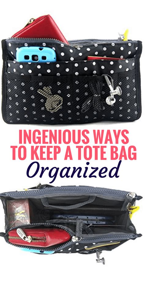 How To Organize Your Tote Bag Ingenious And Easy Techniques