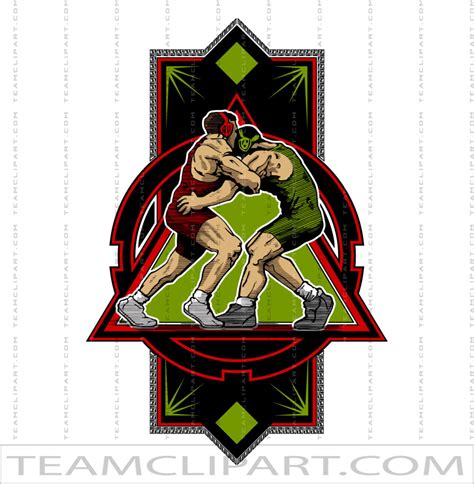 Vector Wrestling Logo | Quality Clipart Images | AI JPG EPS PNG