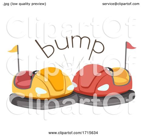 Bumper Car Onomatopoeia Sound Bump Illustration By BNP Design Studio