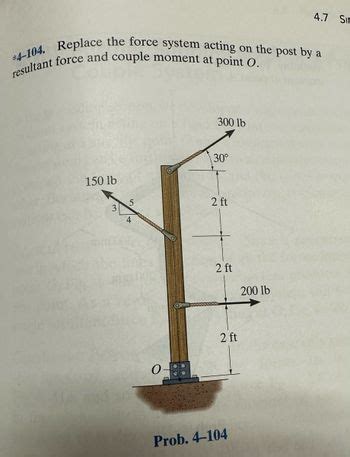 Answered Replace The Force System Acting Bartleby