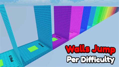 Easy Stud Walls Jump Obby Roblox