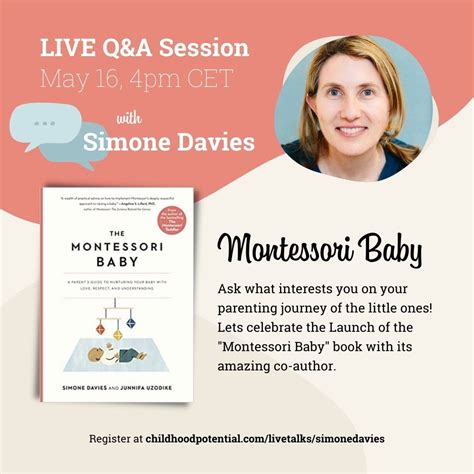 Simone Davies Montessori Baby Childhood Potential