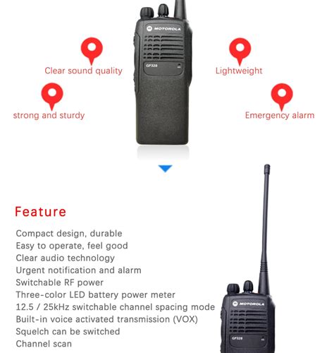 Motorola GP328 explosion-proof walkie talkie outdoor handhel | ClickBD