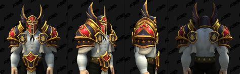 Partial Scarlet Crusade Armor Set Models On The Patch 10 1 PTRwowhead