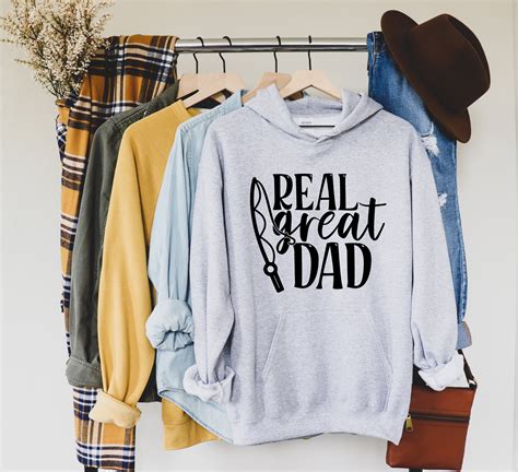 Real Great Dad Hoodie Fathers Day Hoodie Hoodie For Dad Etsy