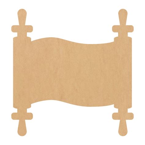 ancient scroll wood shape unfinished scroll craft cutout awesome