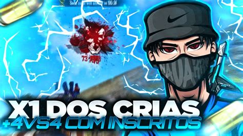 LIVE ON OS CRIA TA ON 4x4 QUENTE FREE FIRE AO VIVO 4x4 AO