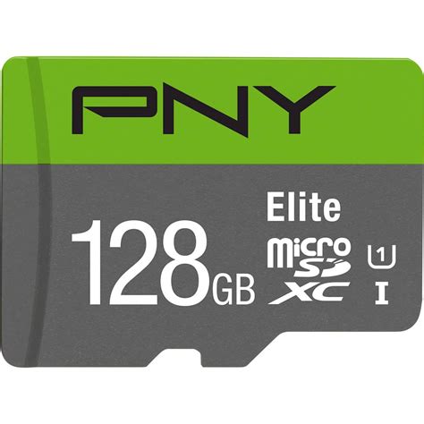 Best Buy PNY Elite 128GB MicroSDXC UHS I Memory Card P SDUX128U185GW GE