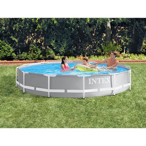 Intex 12 Foot X 30 Inches Prism Frame Above Ground Pool With Filter Pump Just 9999 Common