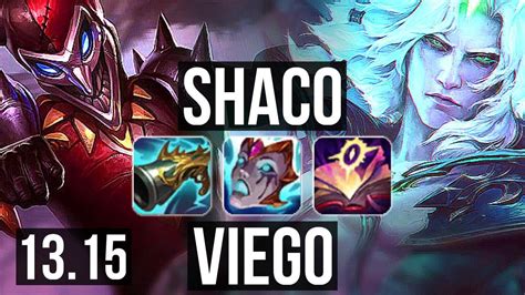 SHACO Vs VIEGO JNG 9 0 5 3 2M Mastery 2900 Games Legendary KR