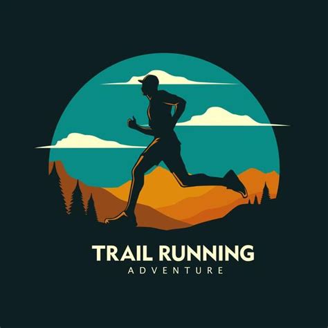 Ilustraci N Gr Fica De Trail Running Vec Premium Vector Freepik