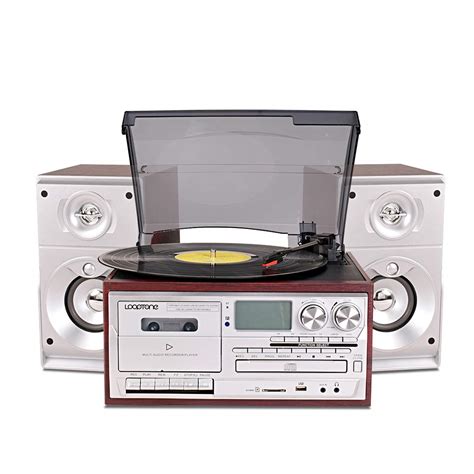 Buy Looptone Vinyl Record Player With Dual W External Speakers In