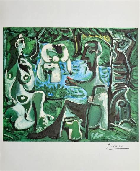 Sold Price Pablo Picasso Les Dejeuners Hand Signed Print 1962 May