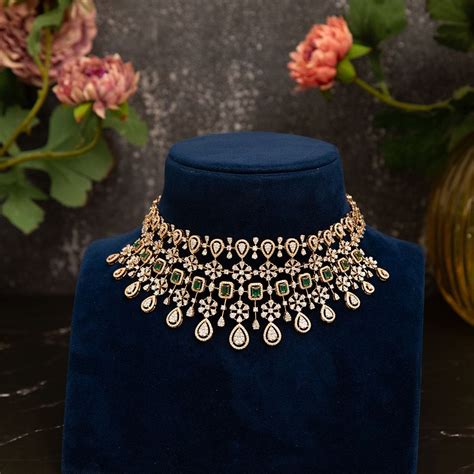 Sparkling Wonder Diamond Choker Necklace | Khwaahish Diamond Jewellery