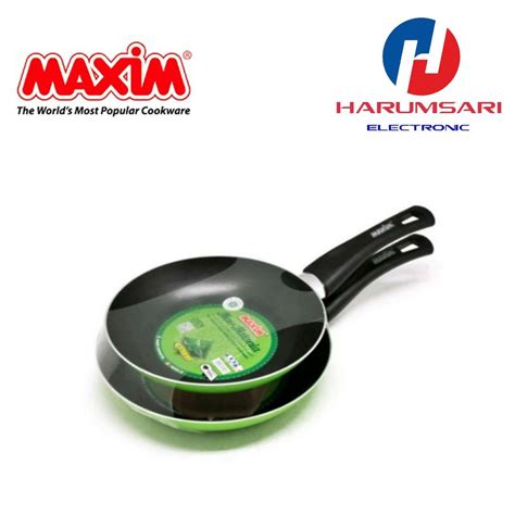 Jual MAXIM Halania Set 2 Pc Wajan Panci Penggorengan Fry Pan Anti