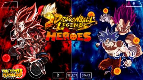 INCRÍVEL DBZ LEGENDS HEROES FINAL TEXTURE ORIGINAL ISO DBZ