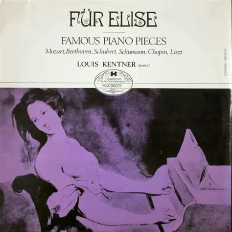 Für Elise Famous Piano Pieces Wolfgang Amadeus Mozart Vinyl