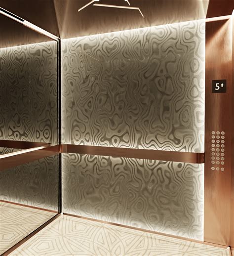 Elevator Interior Design On Behance Elevator Lobby Elevator Design