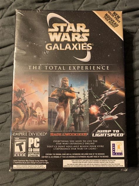 Star Wars Galaxies The Total Experience Pc Game Factory Sealed Retail