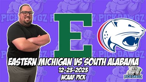 Eastern Michigan Vs South Alabama 122323 Free College Football Picks