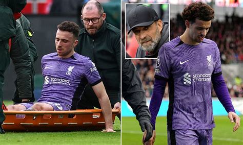 Liverpool Are Dealt A Double Injury Blow As Diogo Jota And Curtis Jones